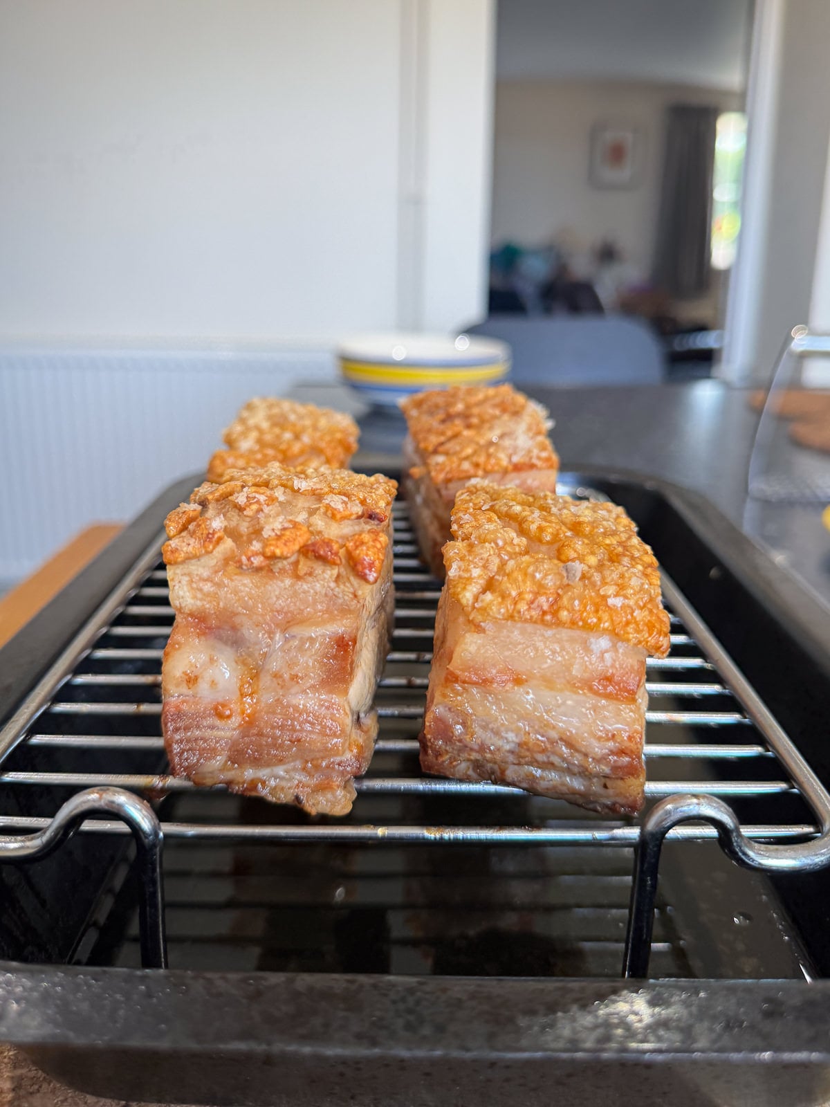 how to crisp up pork skin