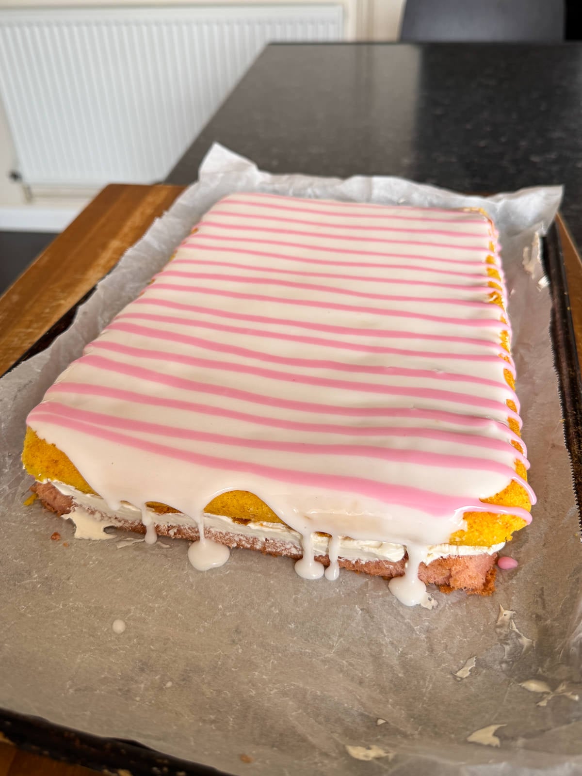 icing topping for feathered