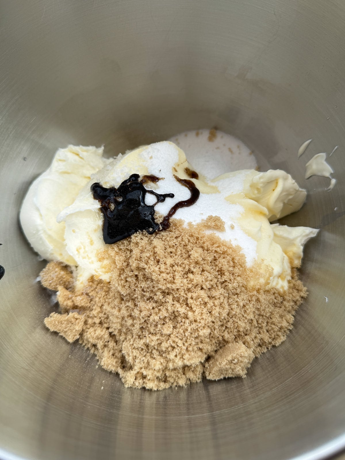 ingredients for cheesecake batter