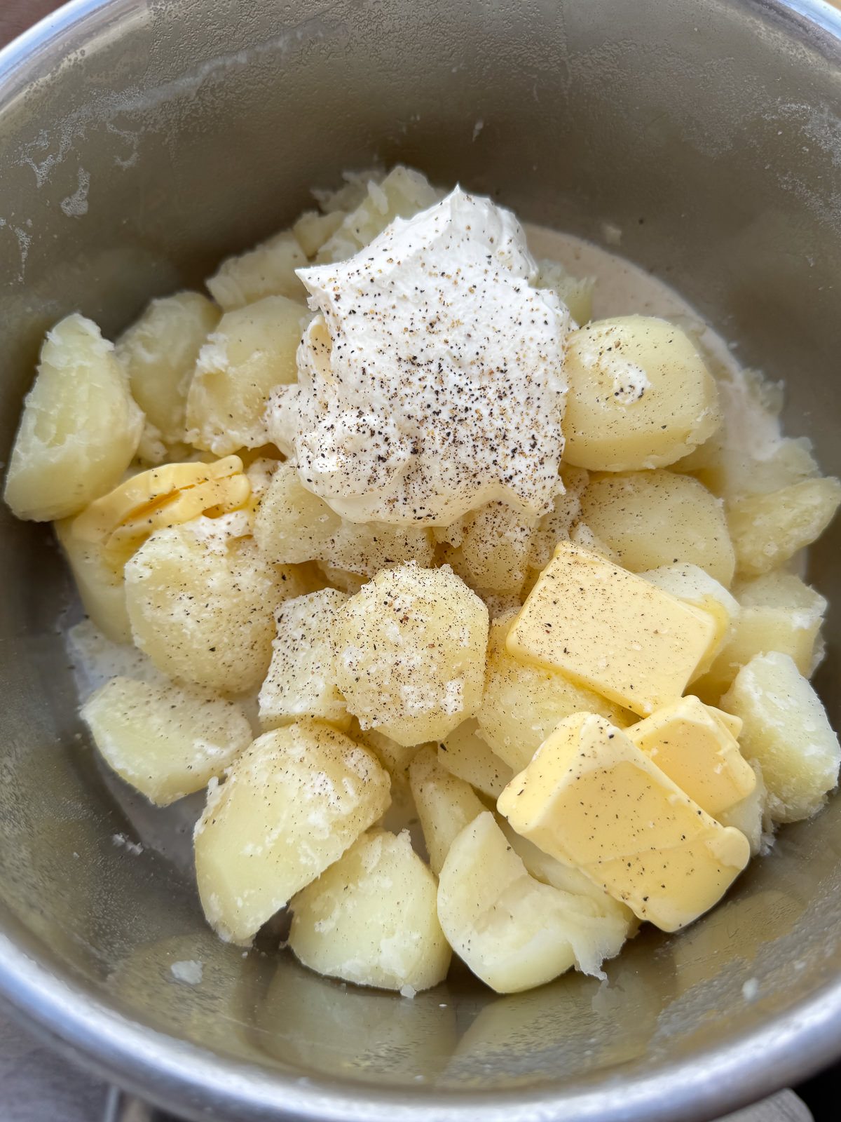 ingredients for restaurant style mash