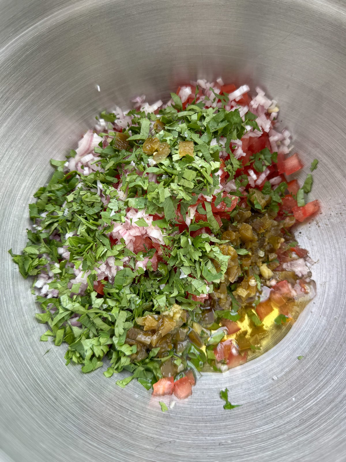 ingredients for pico de gallo