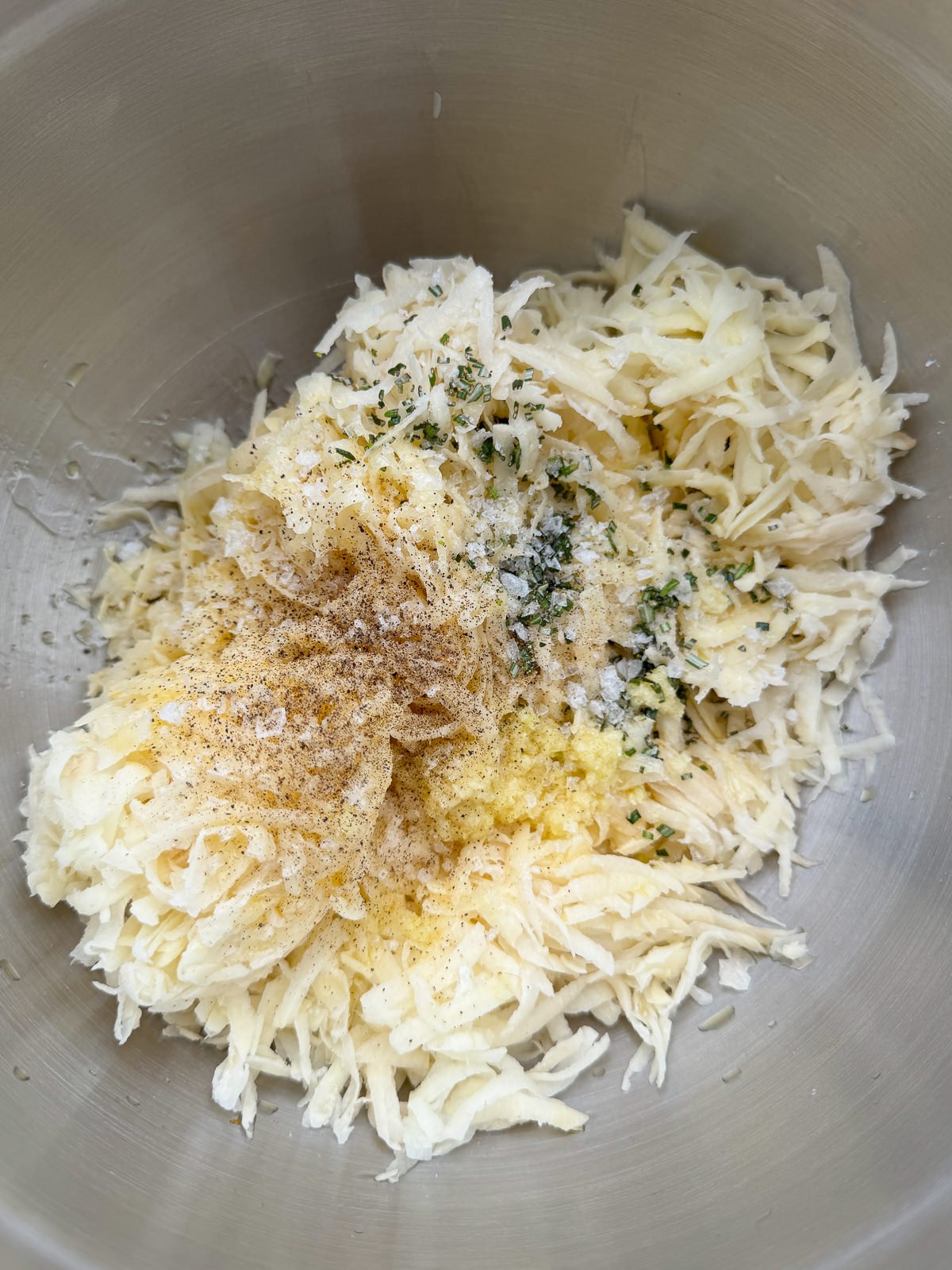 ingredients for potato rosti mix