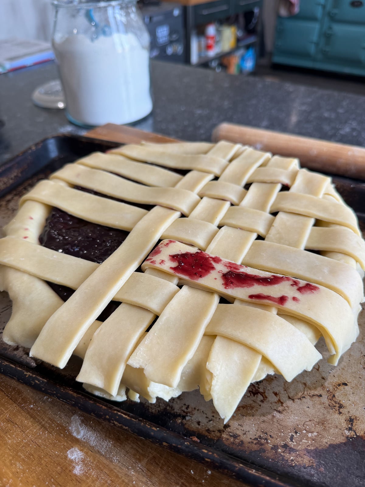 making a lattice step 3
