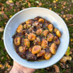 leftover Thanksgiving prime rib ragu