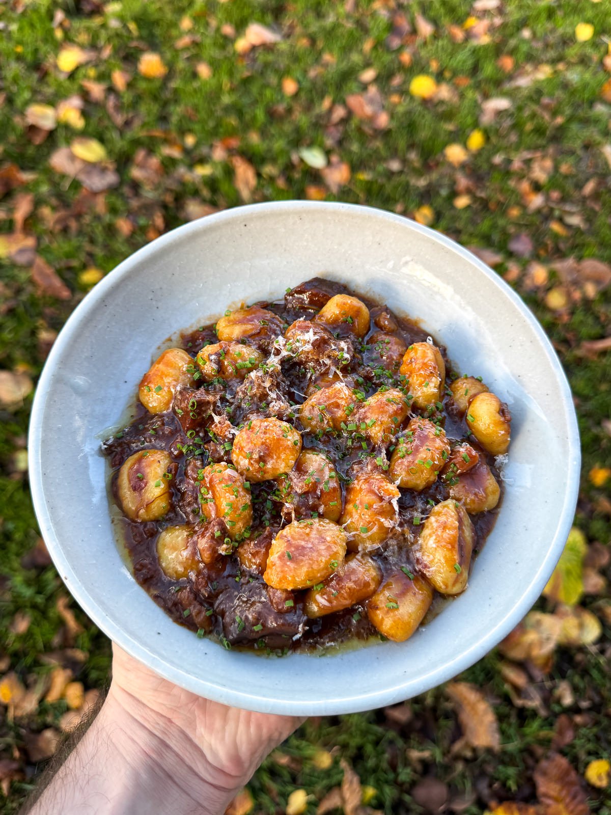 leftover prime rib ragu with gnocchi