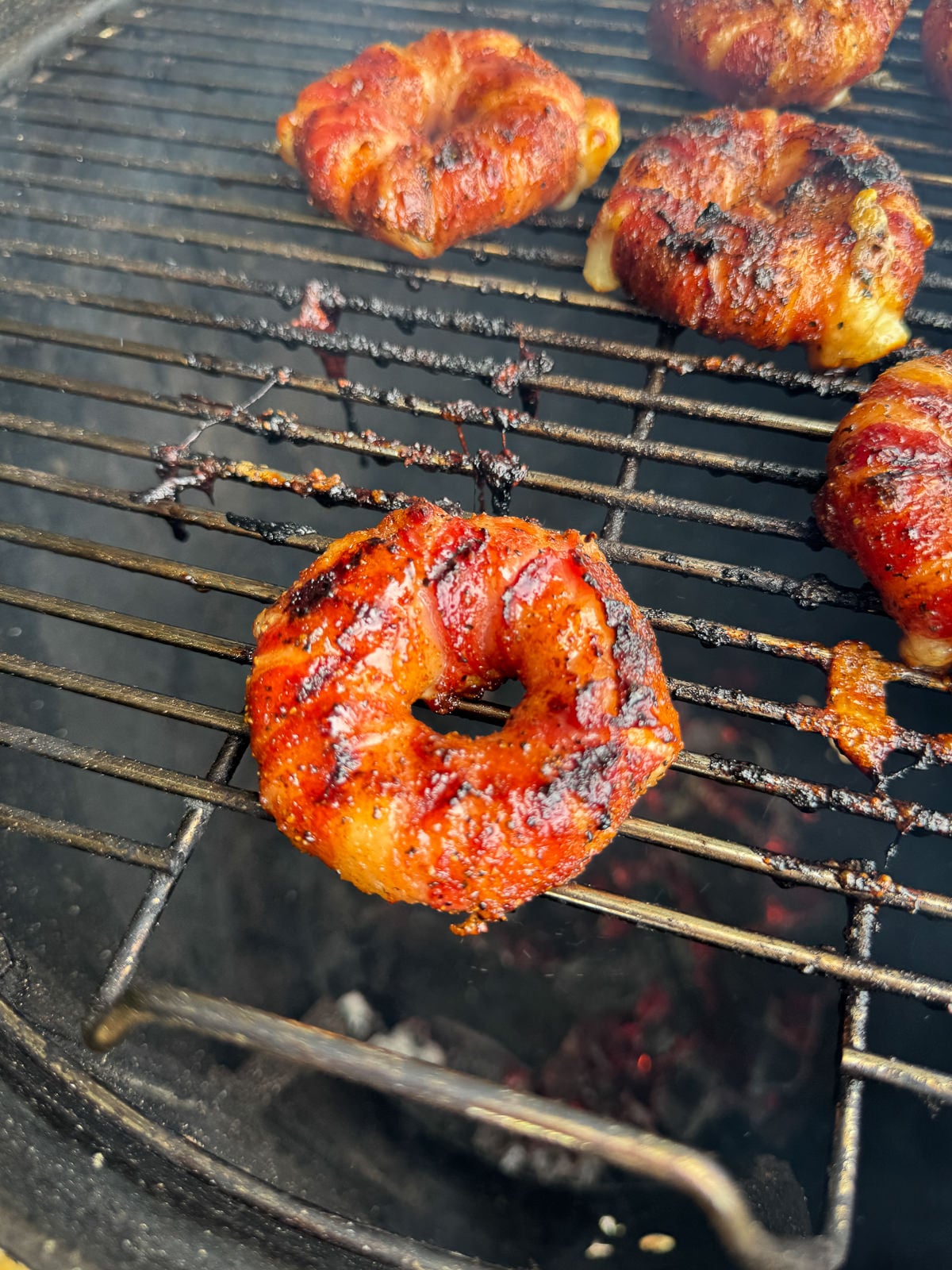maple glazed bacon wrapped