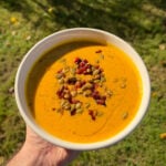 maple roasted pumpkin soup