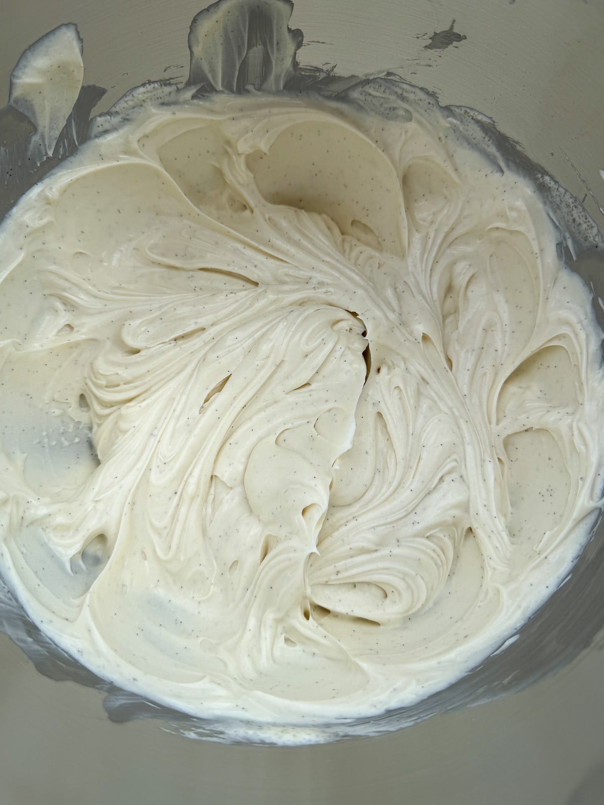 mixed cream cheese to combine