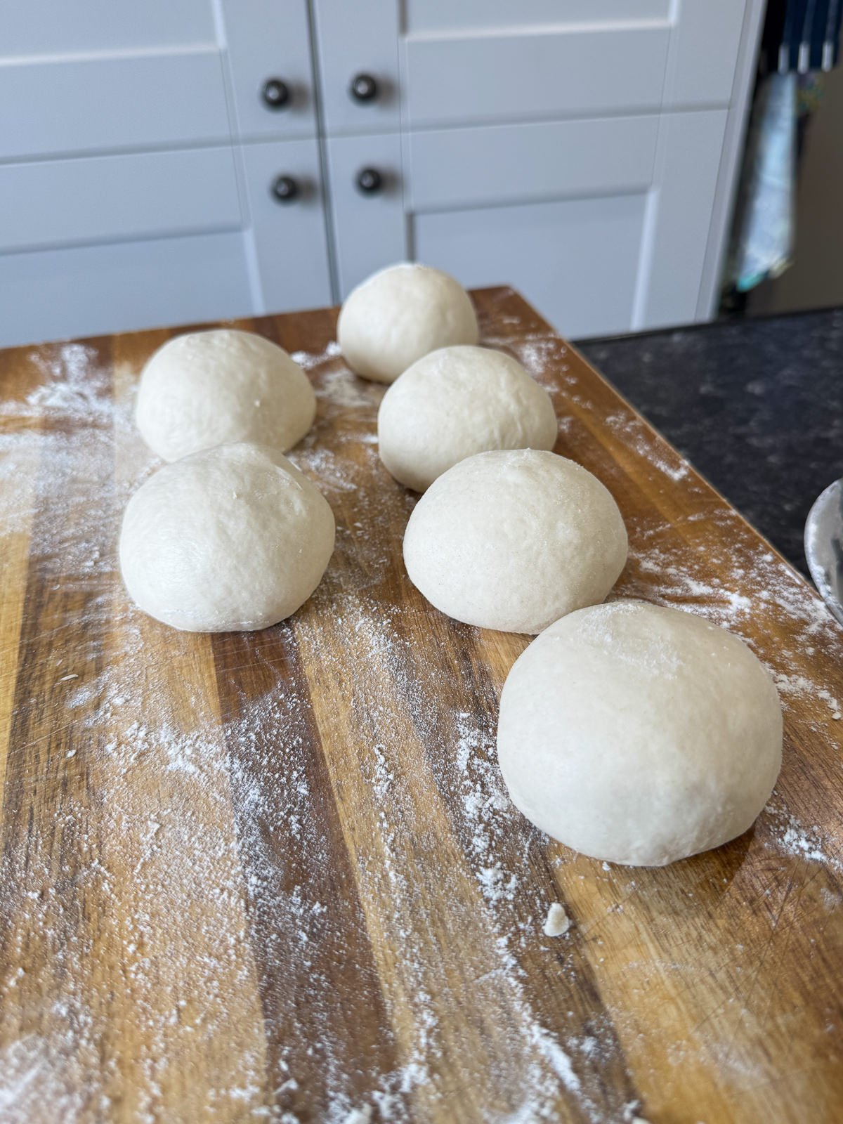 naan dough balls for rolling