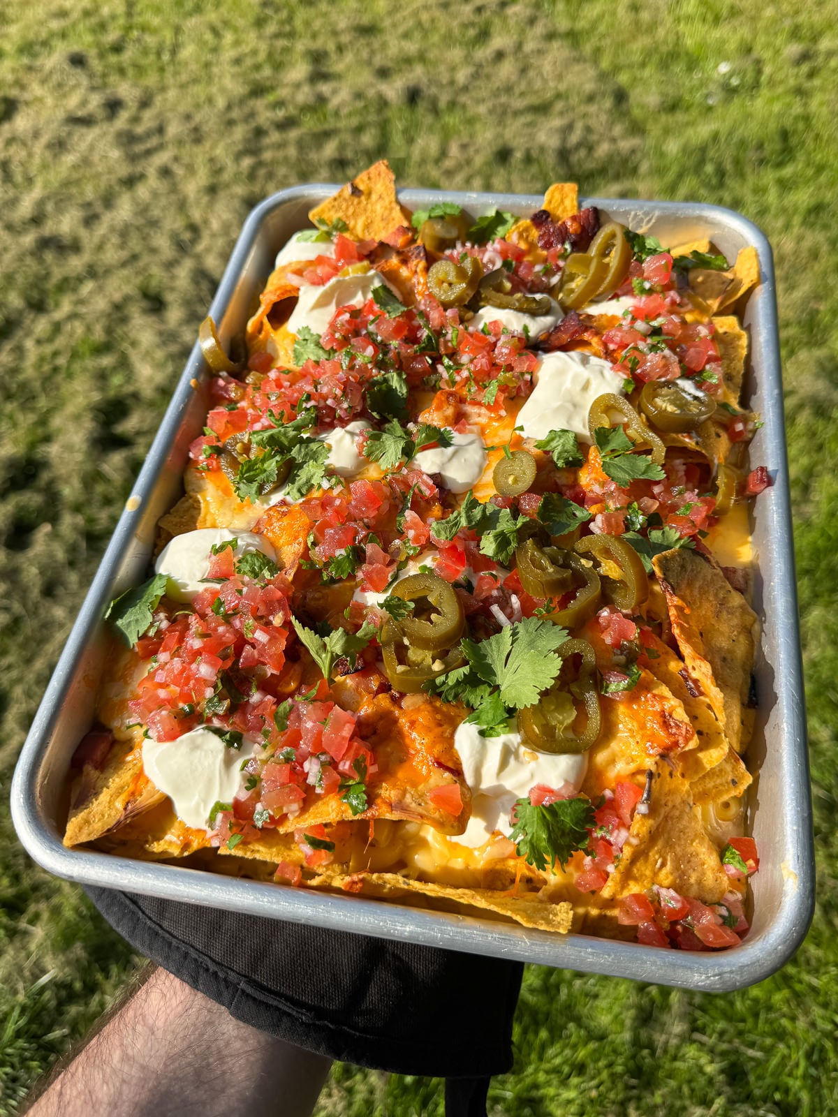 nachos with tomato salsa