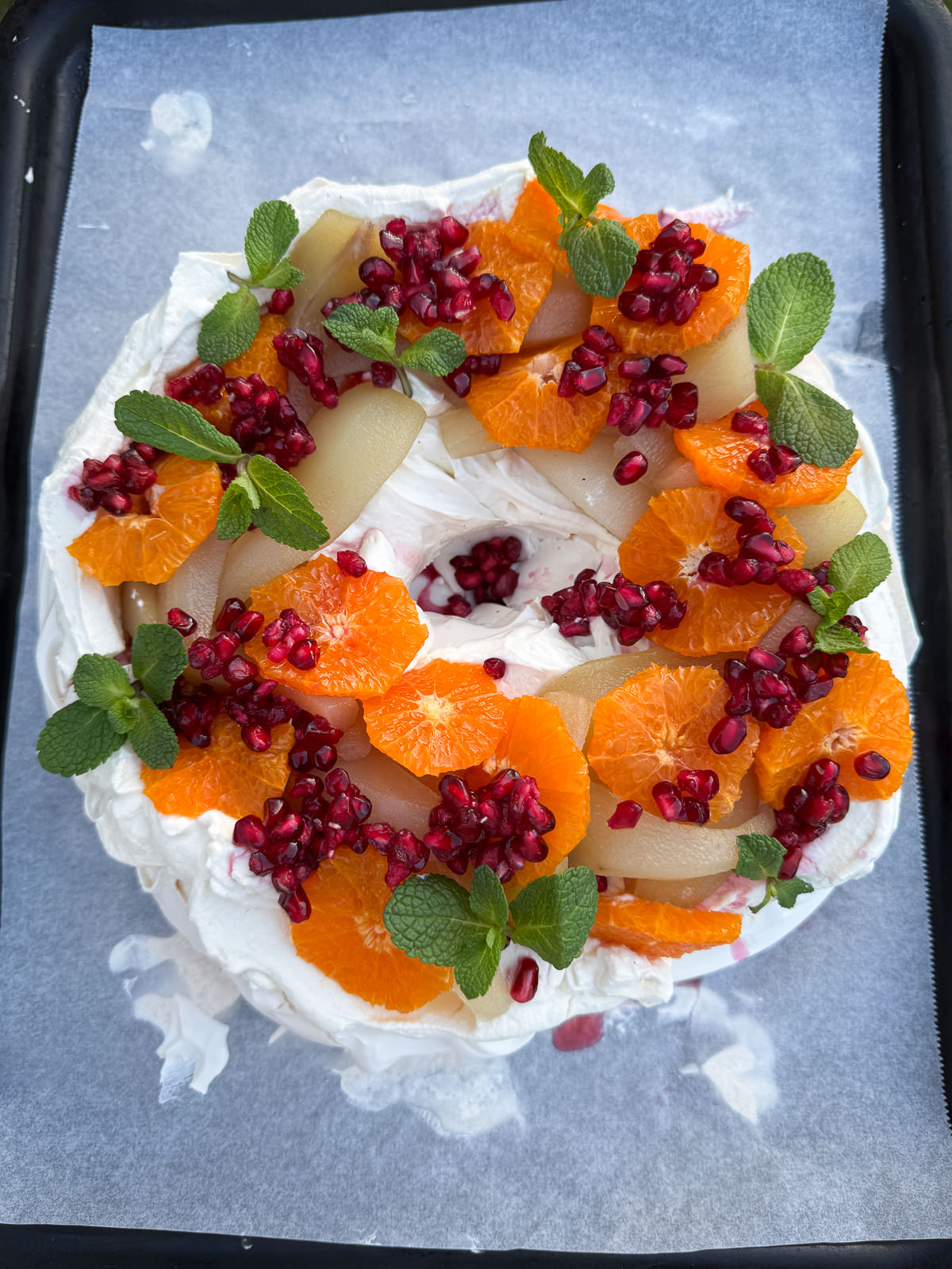 festive pavlova toppings