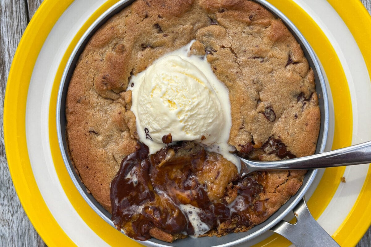 peanut butter skillet cookie dough