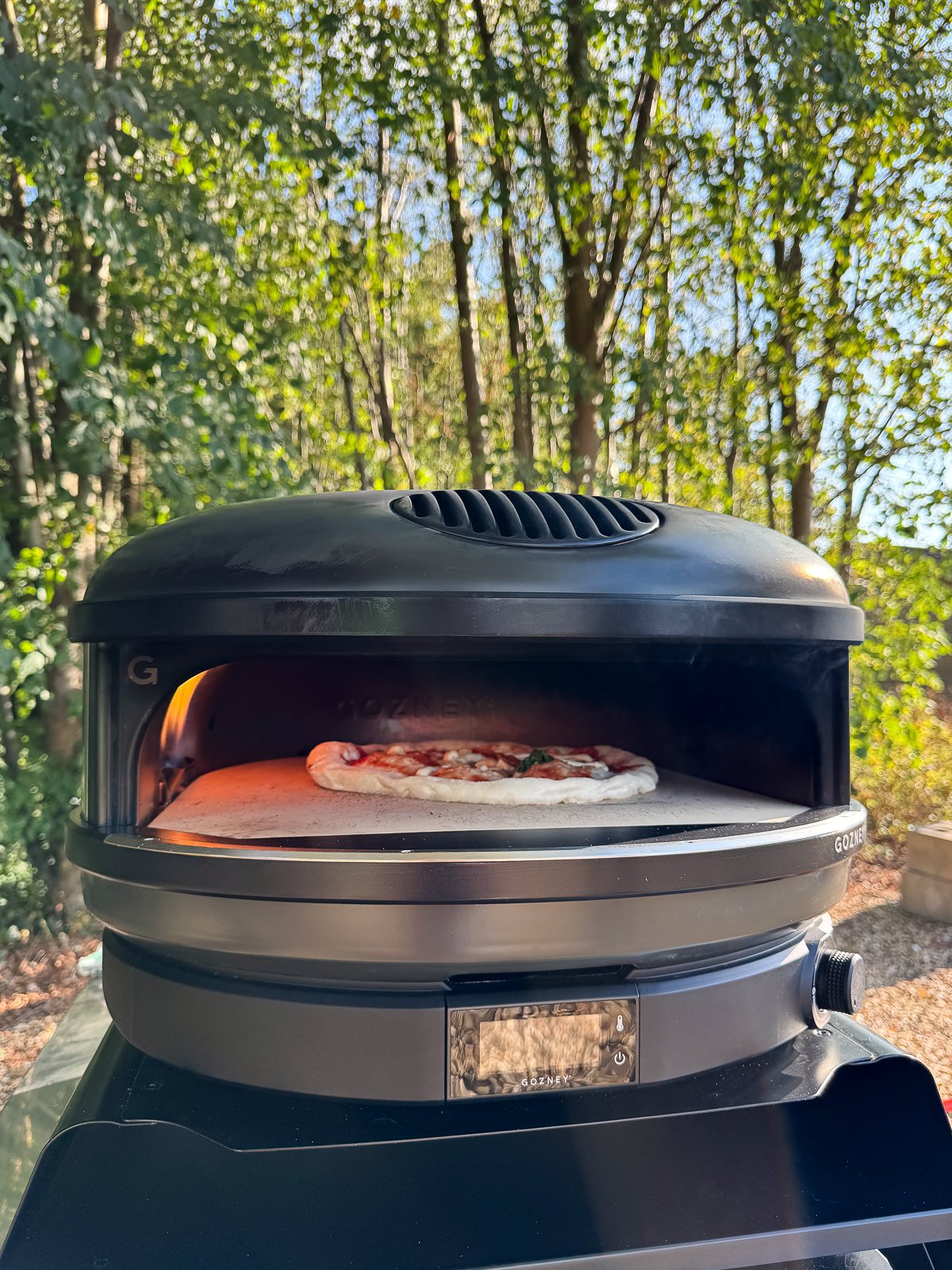 pizza cooking in gozney arc xl