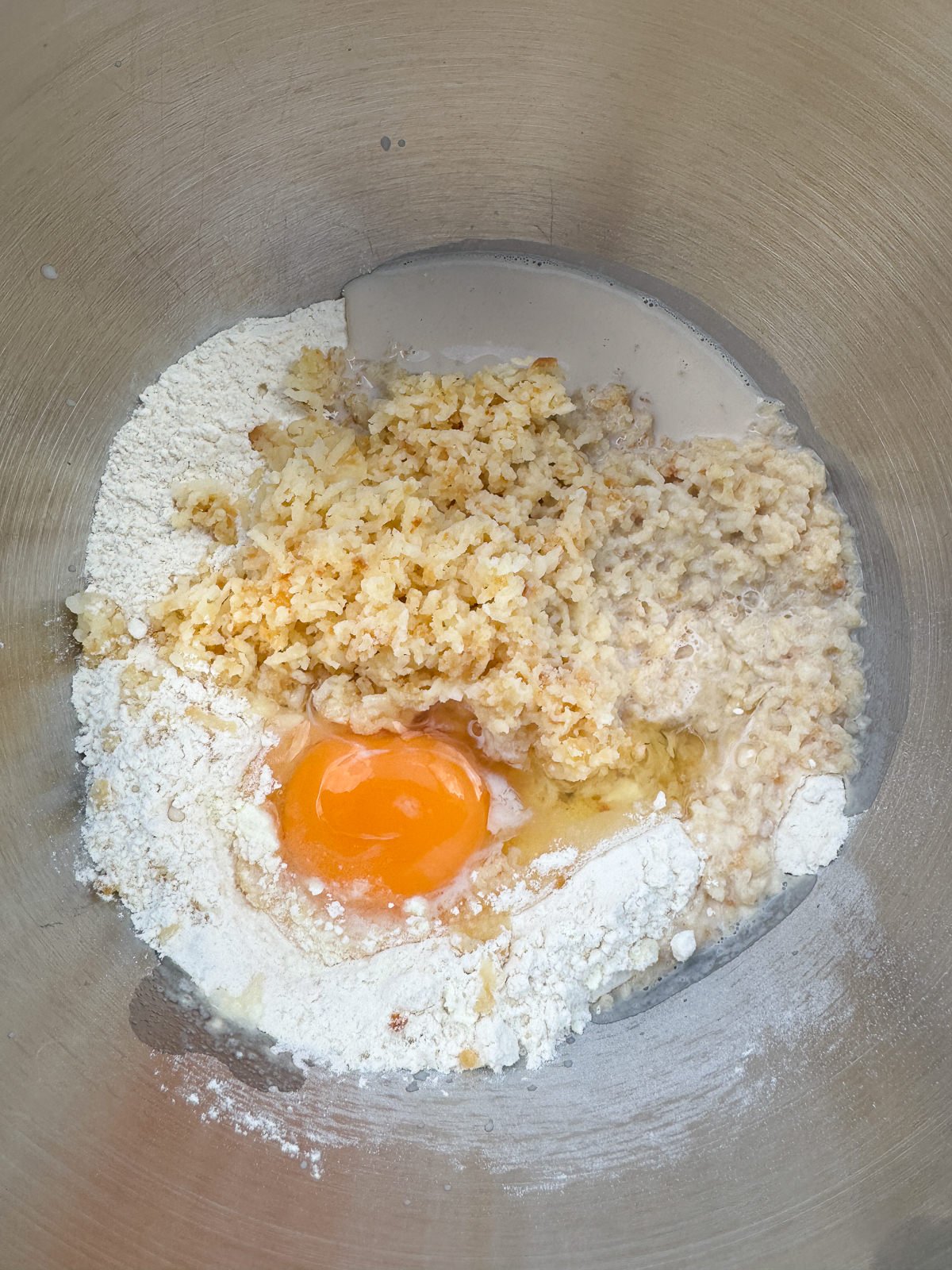 potato bread dough ingredients