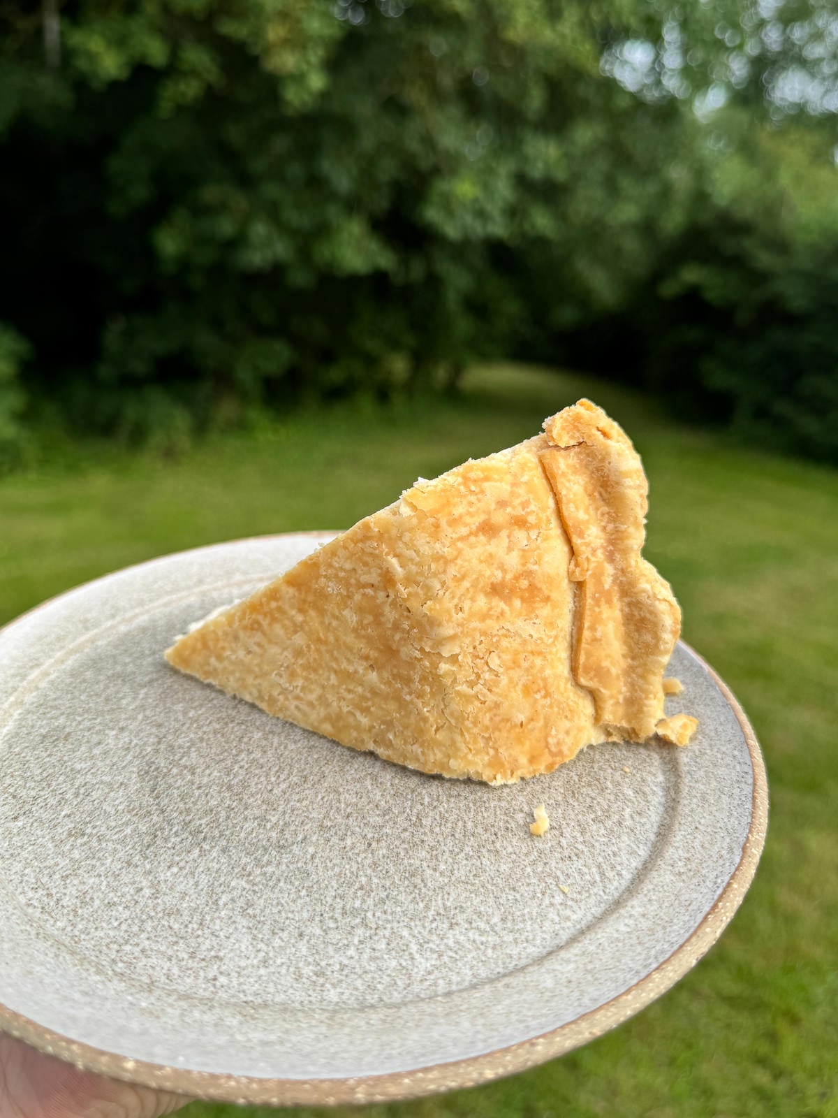 proof of crispy pastry bottom