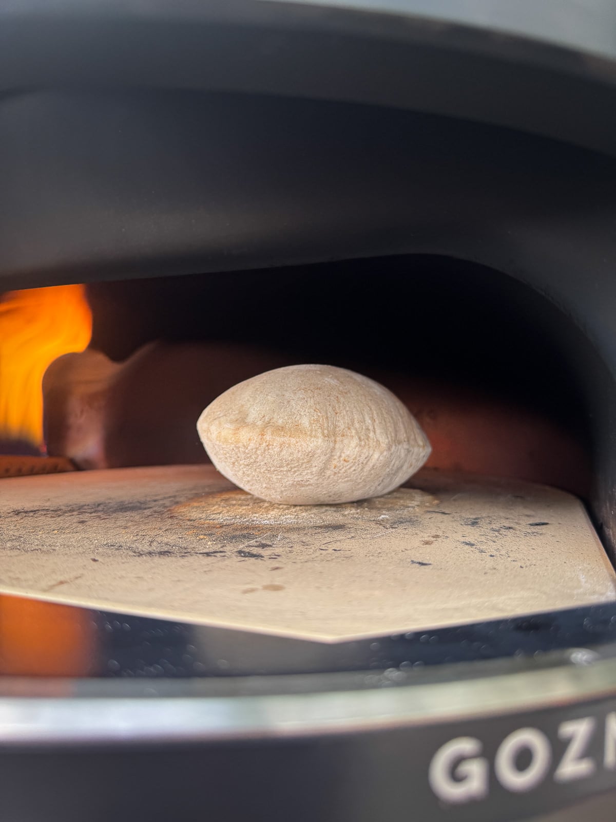 puffed up dough