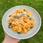 roasted pumpkin & ricotta pasta