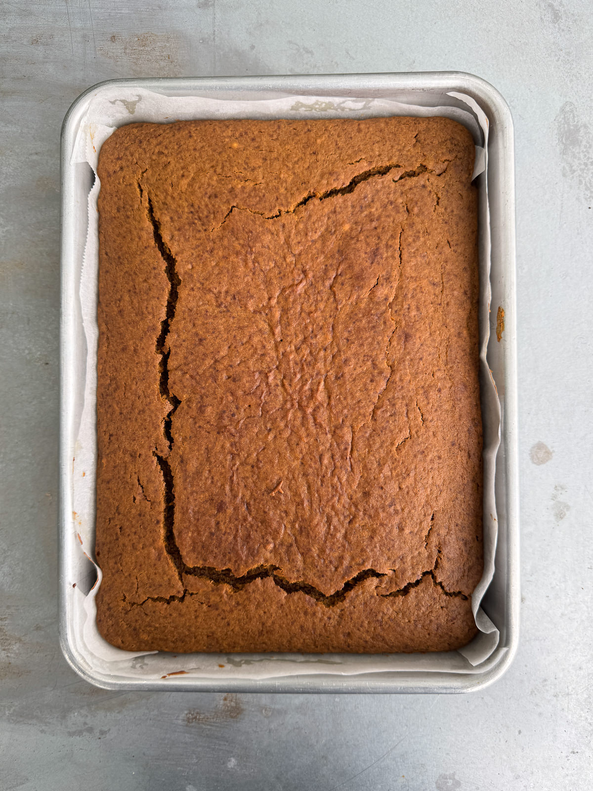 pumpkin spice traybake