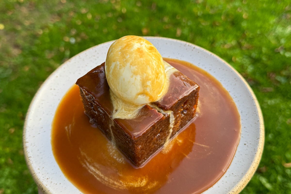 pumpkin spice sticky toffee pudding