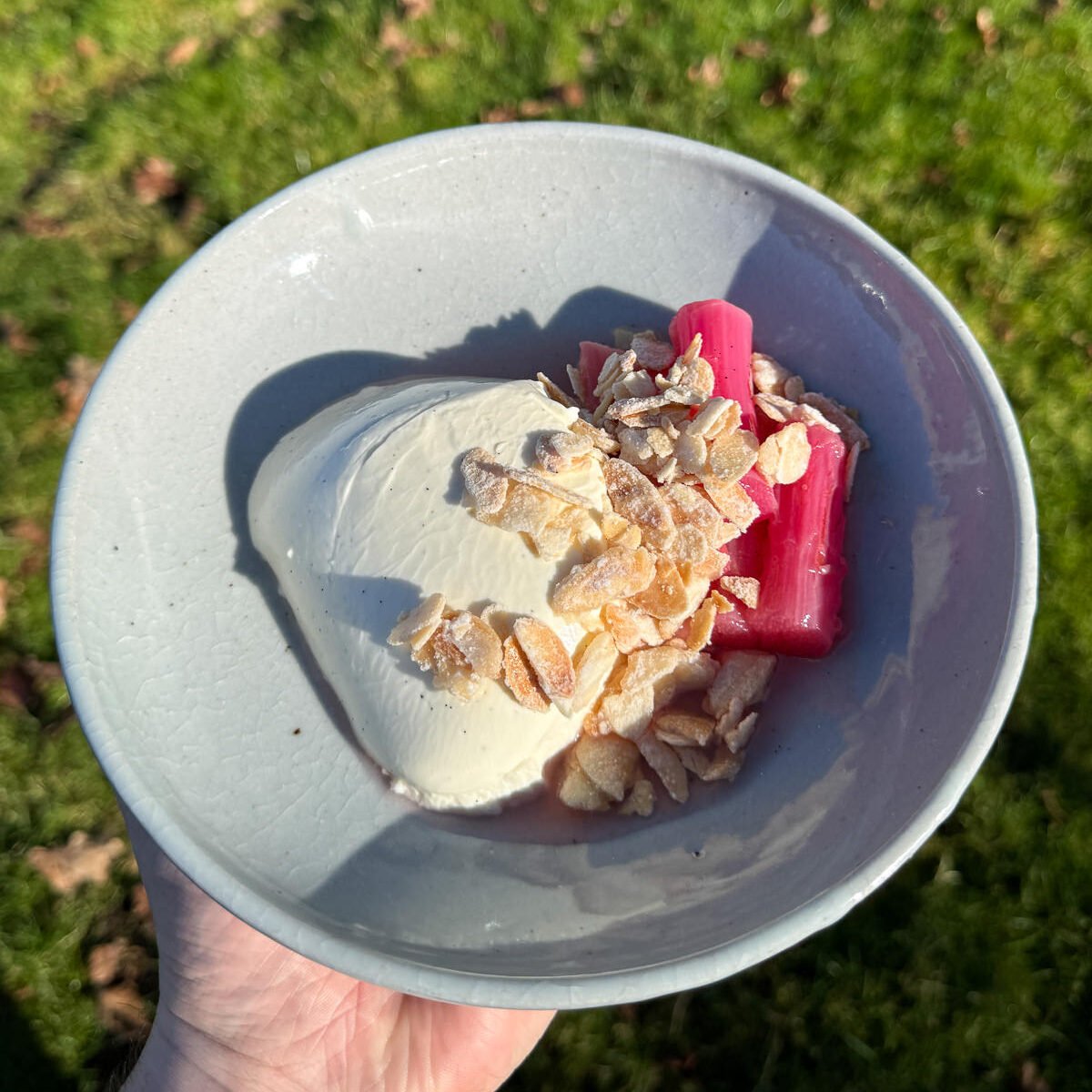 scooped vanilla panna cotta