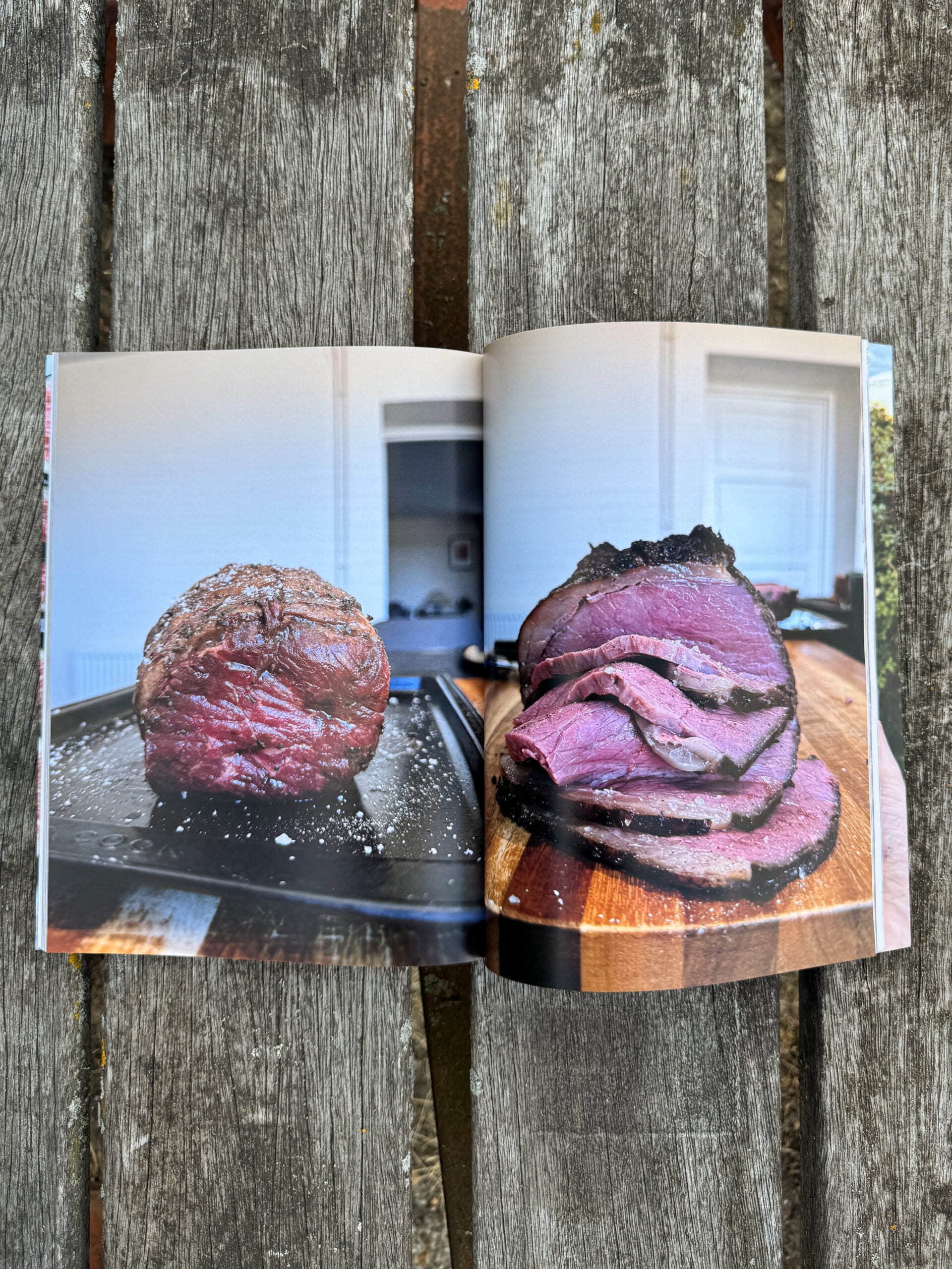 roast beef magazine spread