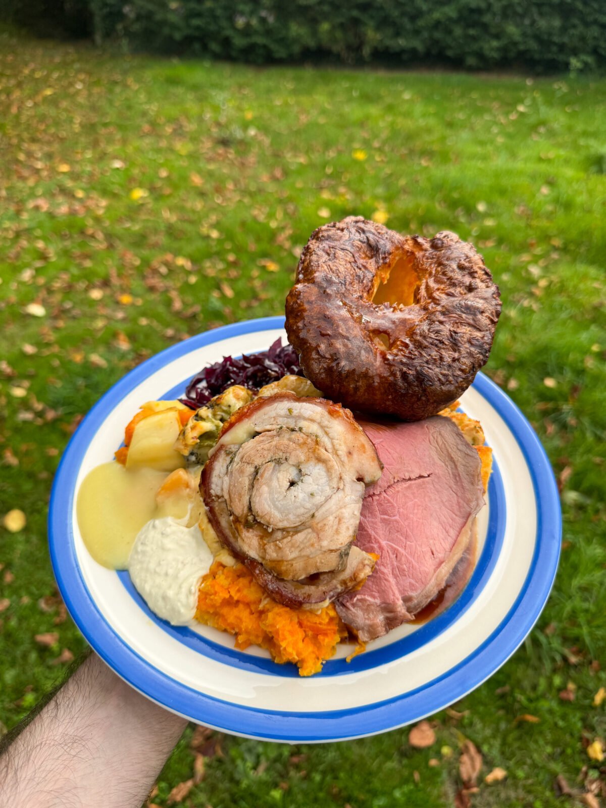 plate of roast dinner