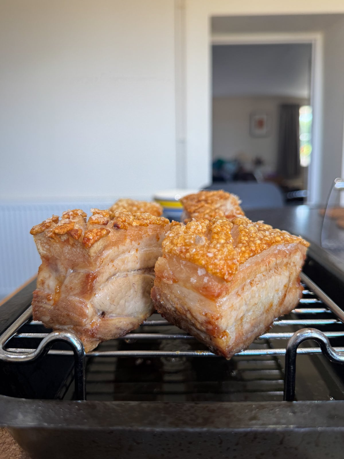 roasted pork belly with crispy skin
