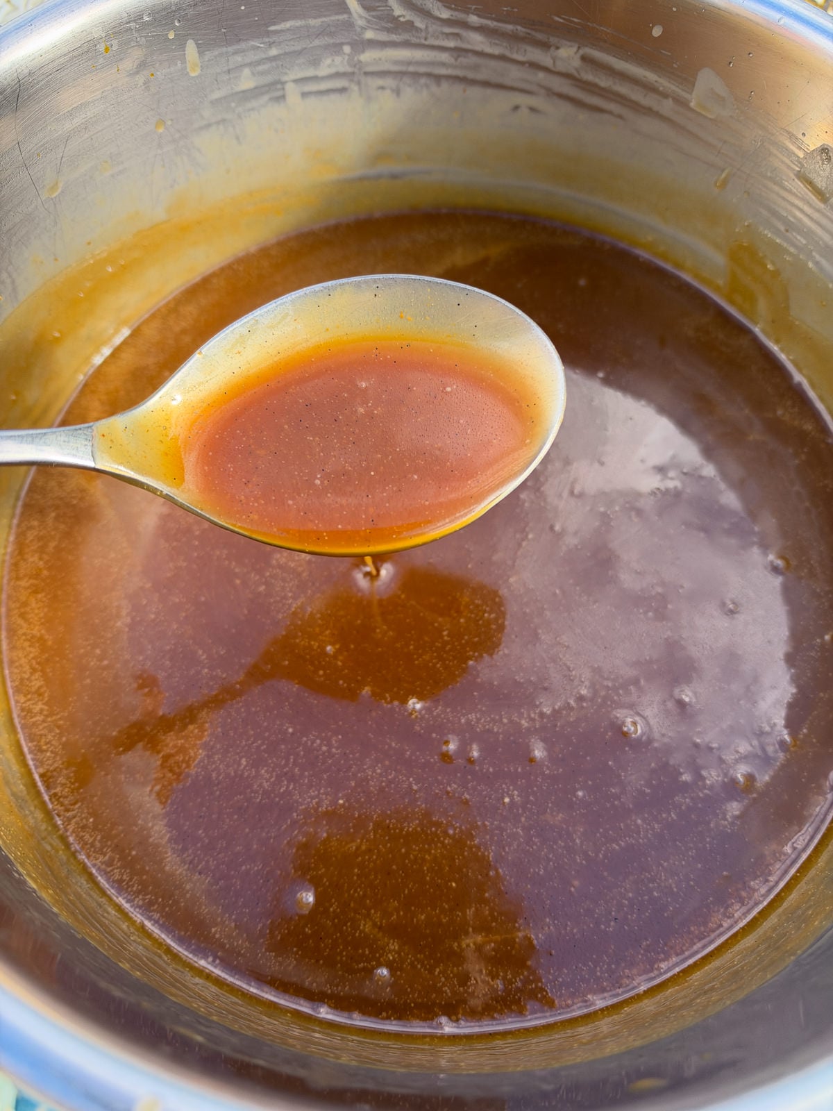 salted orange toffee sauce