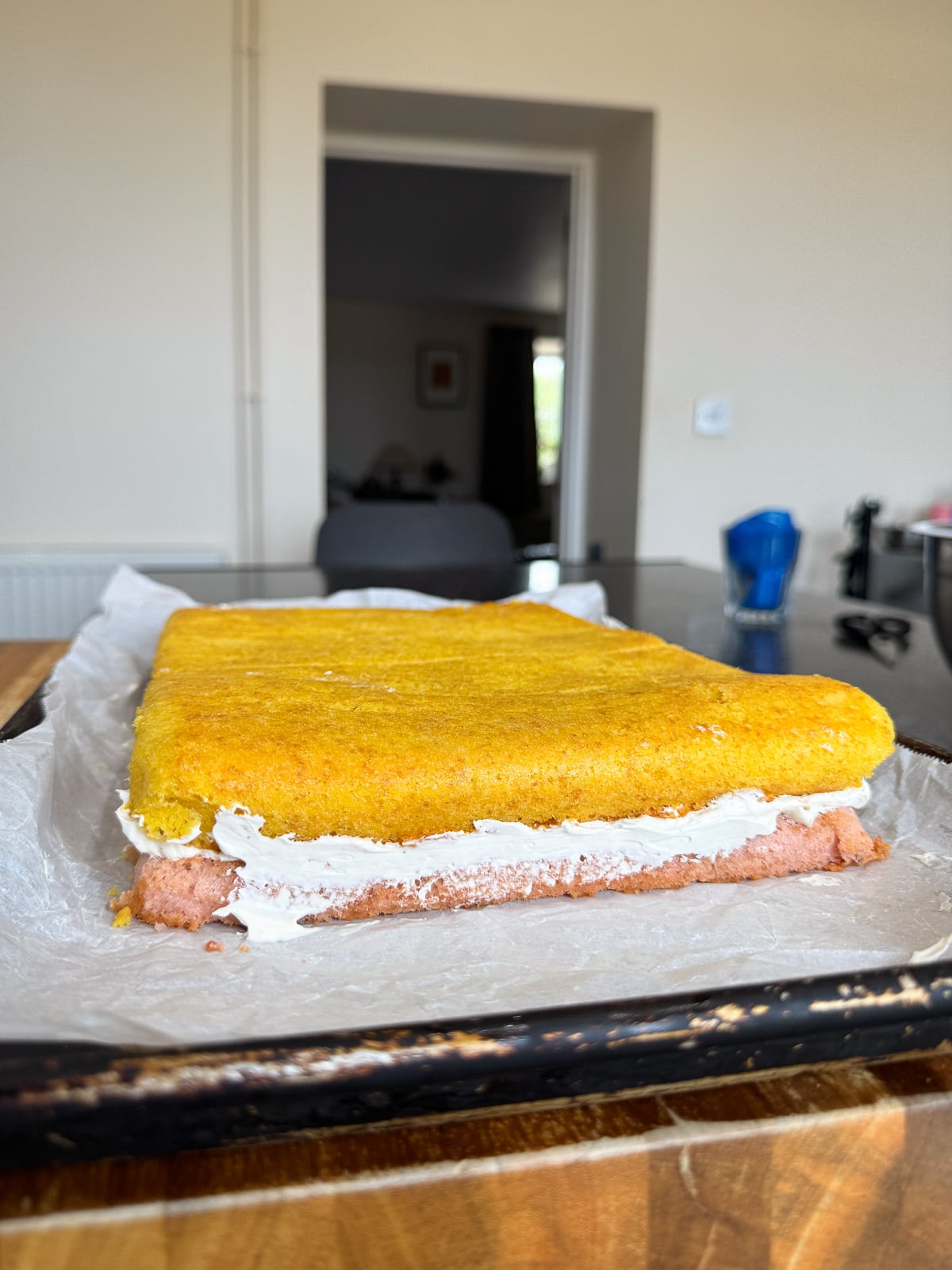 sandwich cake layers