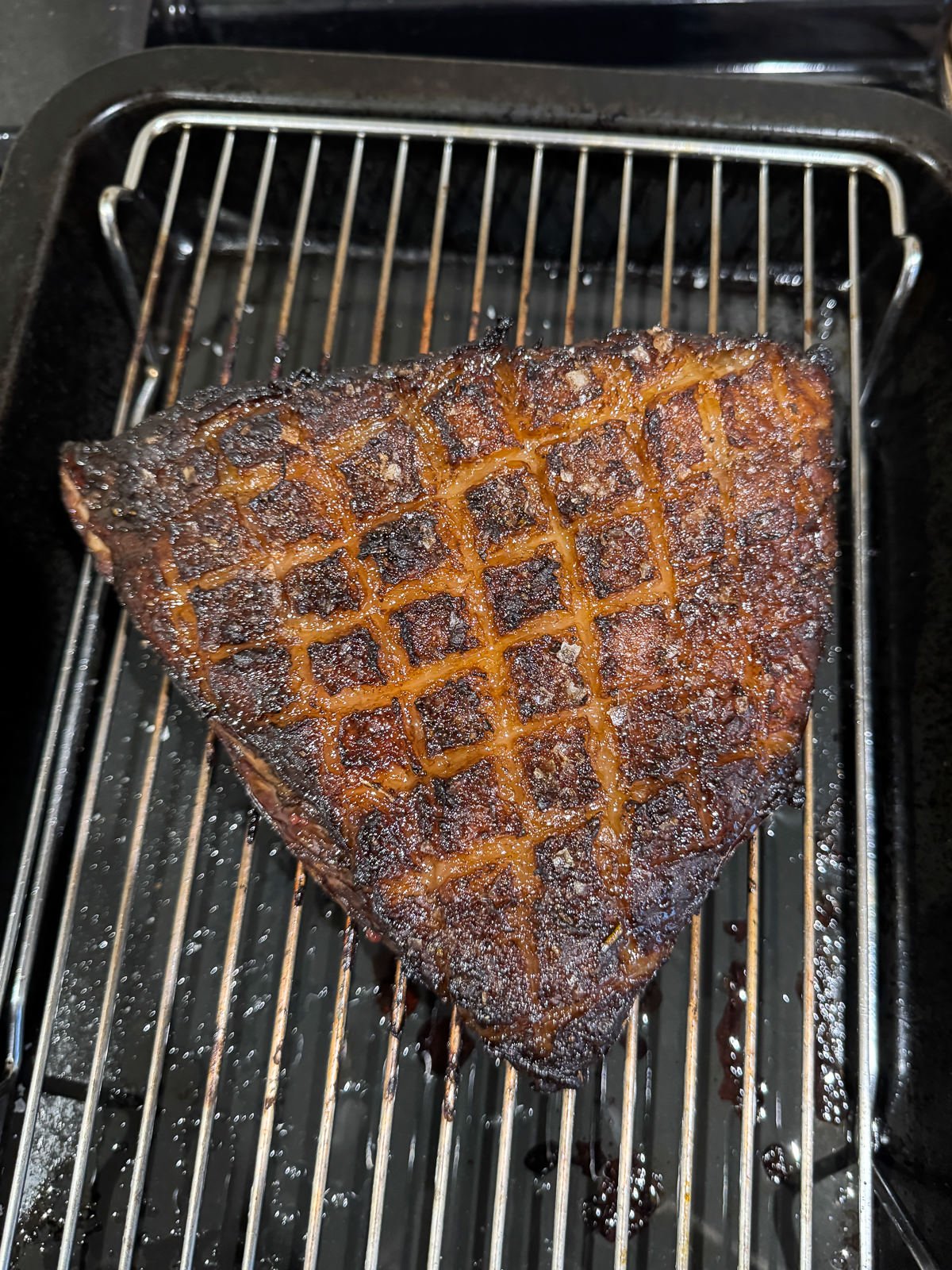 seared whole picanha with fat scored