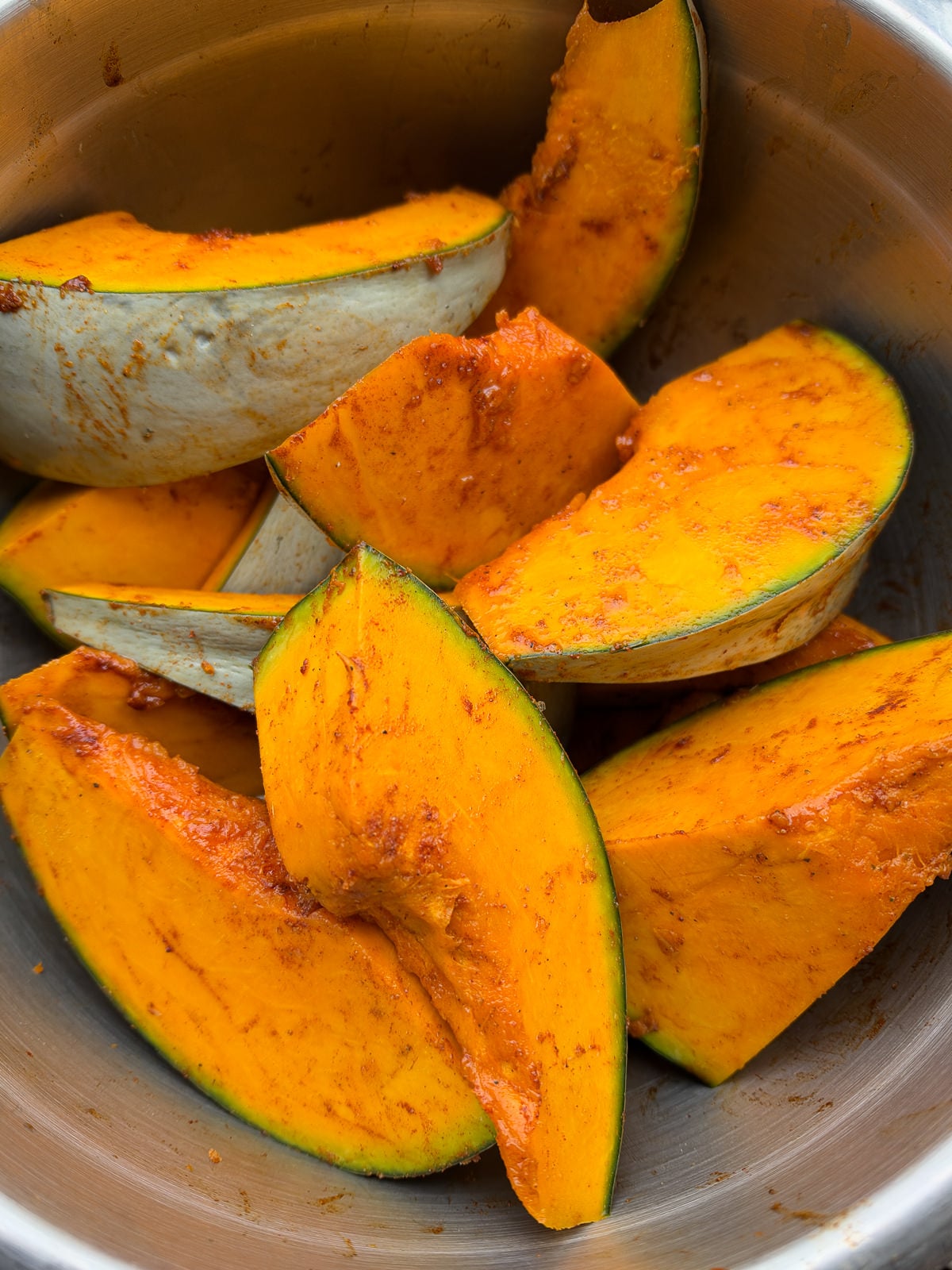 cumin paprika seasoned pumpkin