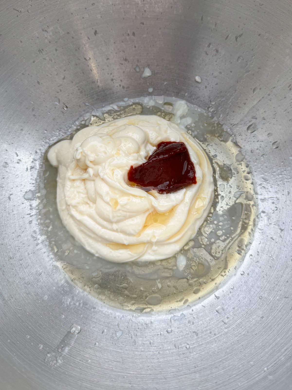 sesame & lime mayo based dressing