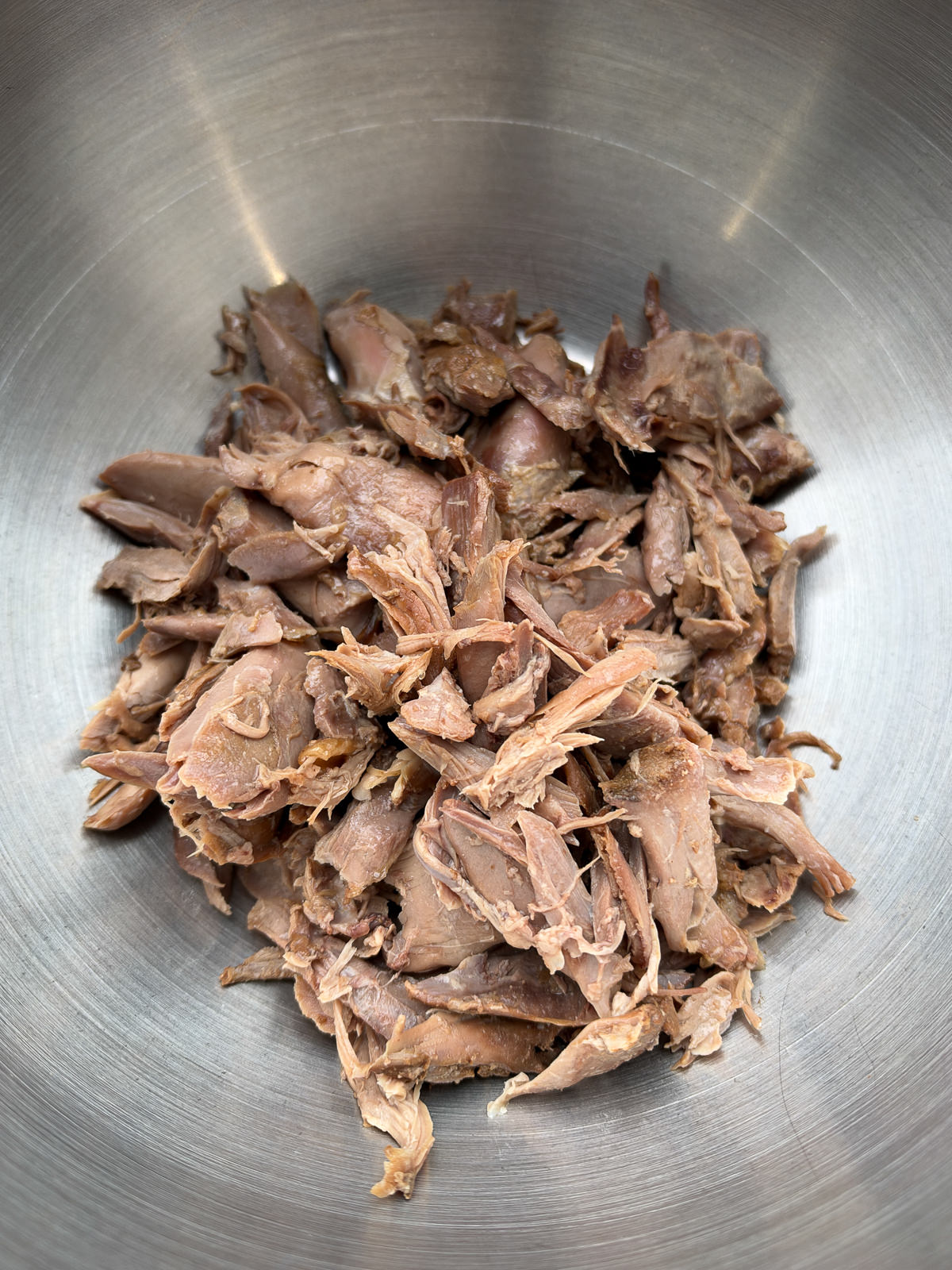 pulled duck meat