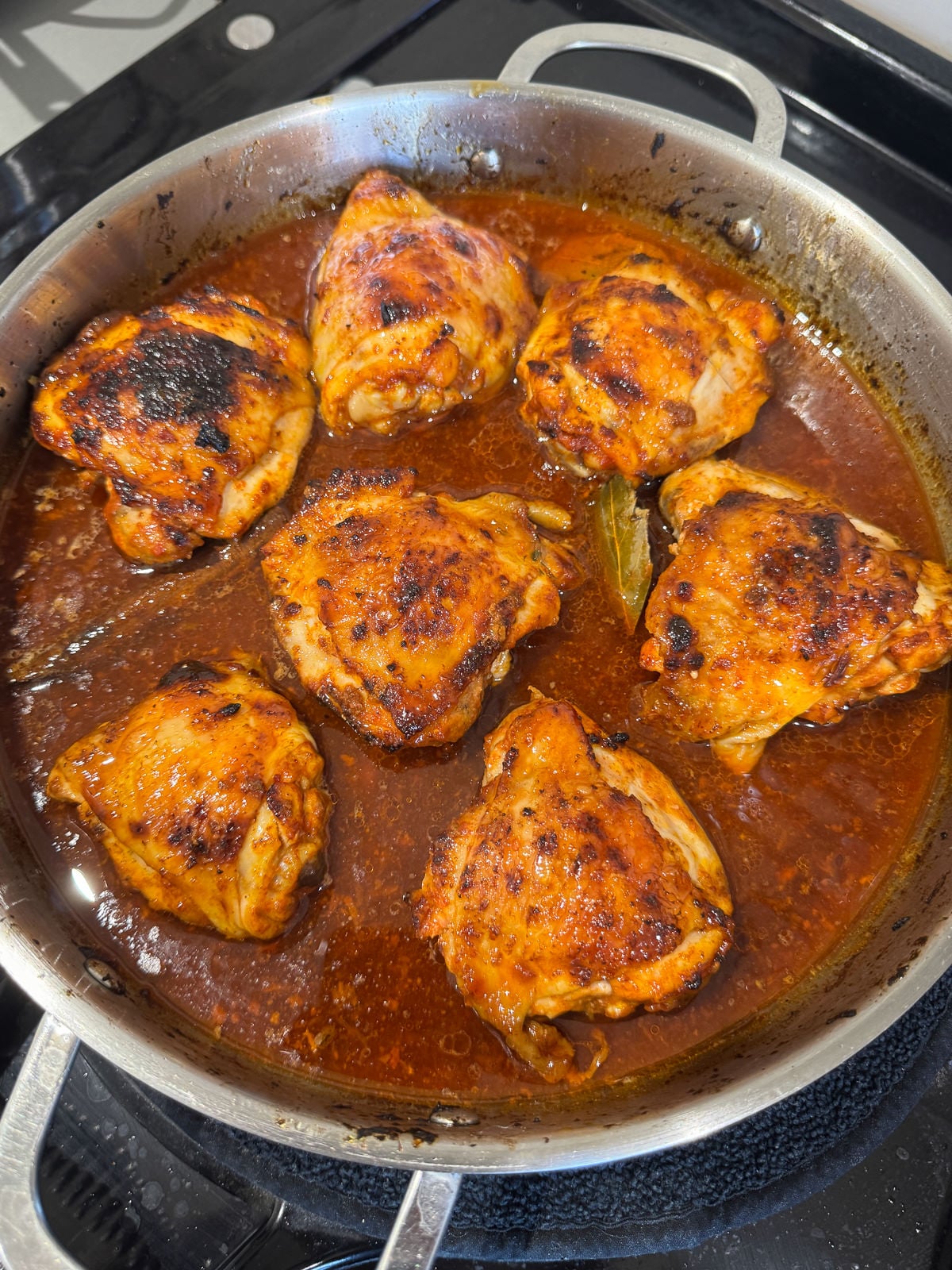 skillet roasted chicken thighs