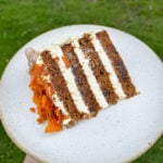 moist brown butter carrot cake with cream cheese frosting