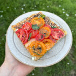 everything bagel tomato tart
