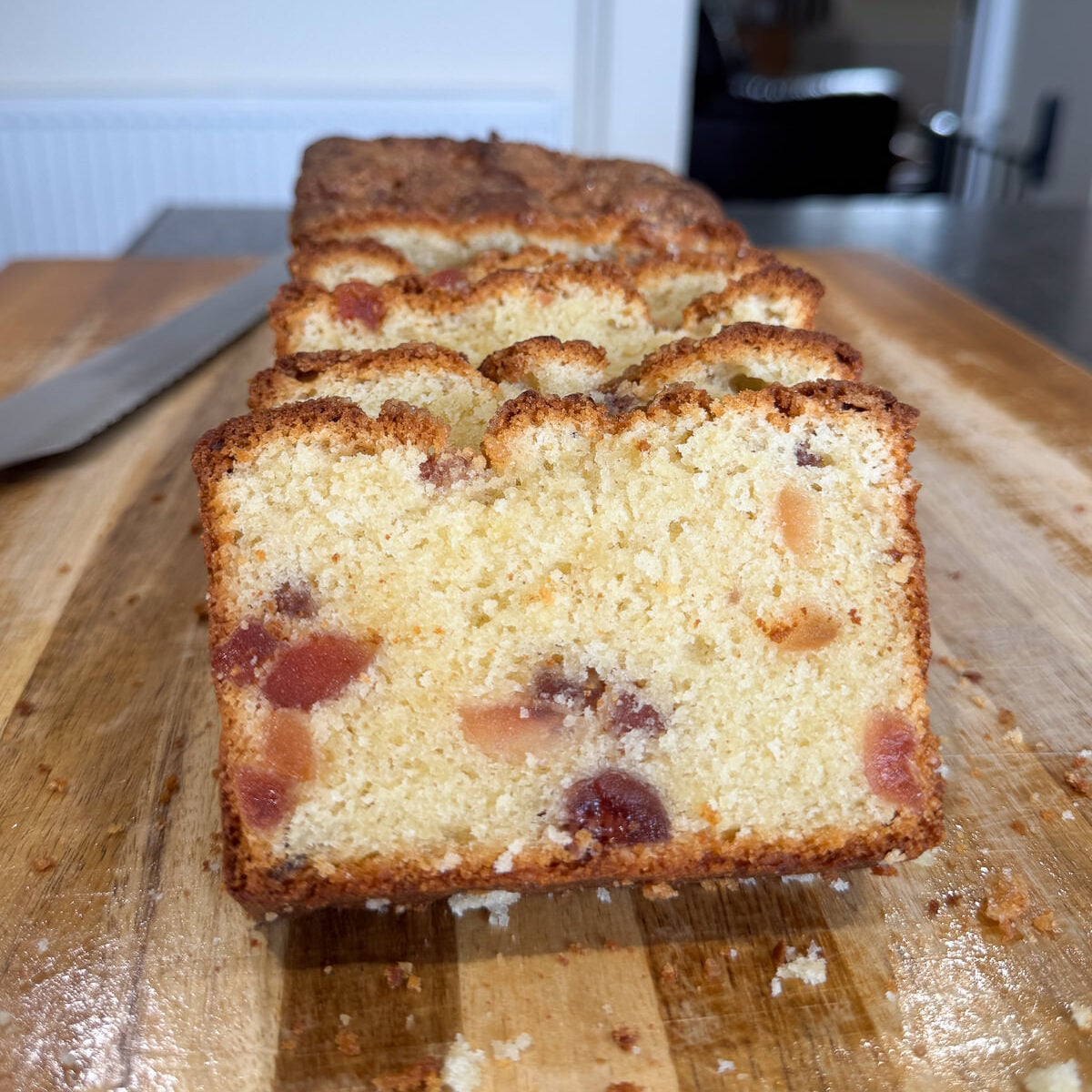 cherry almond Madeira cake