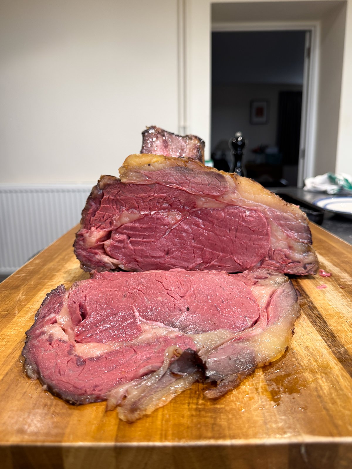 sliced prime rib
