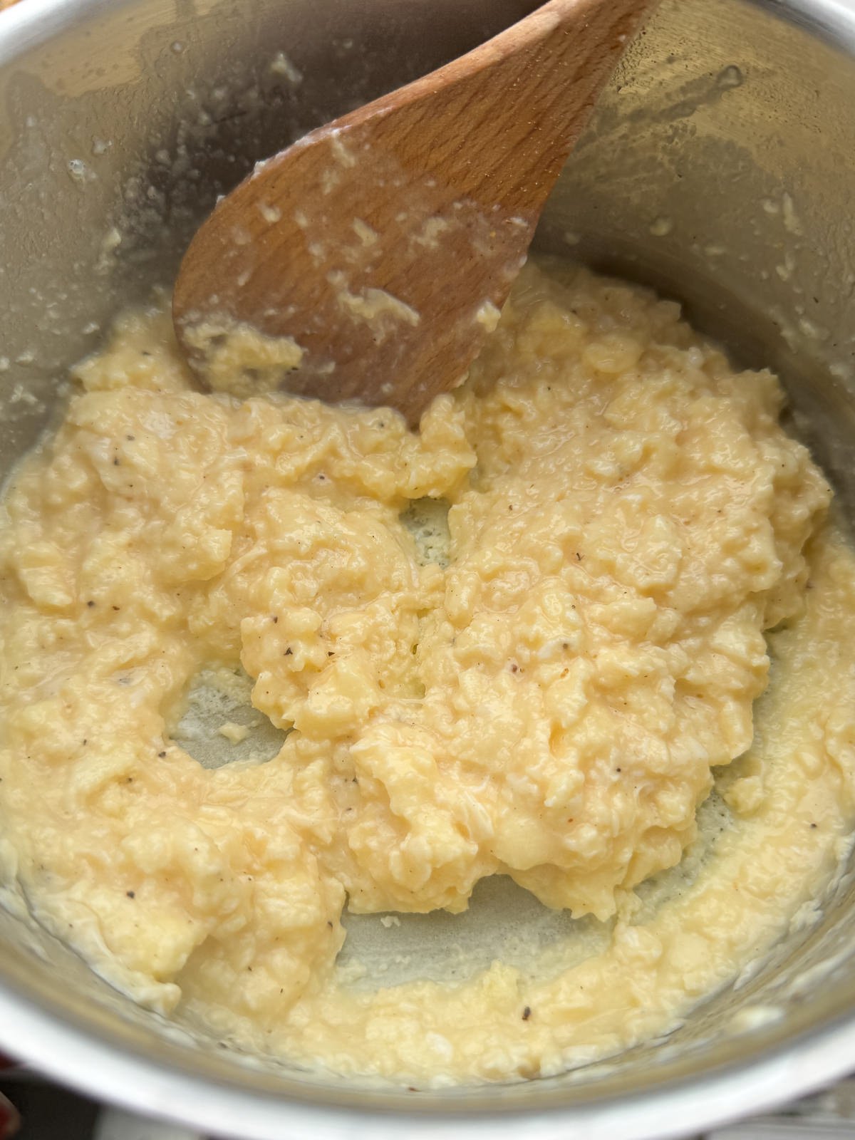 soft scrambled egg for burrito
