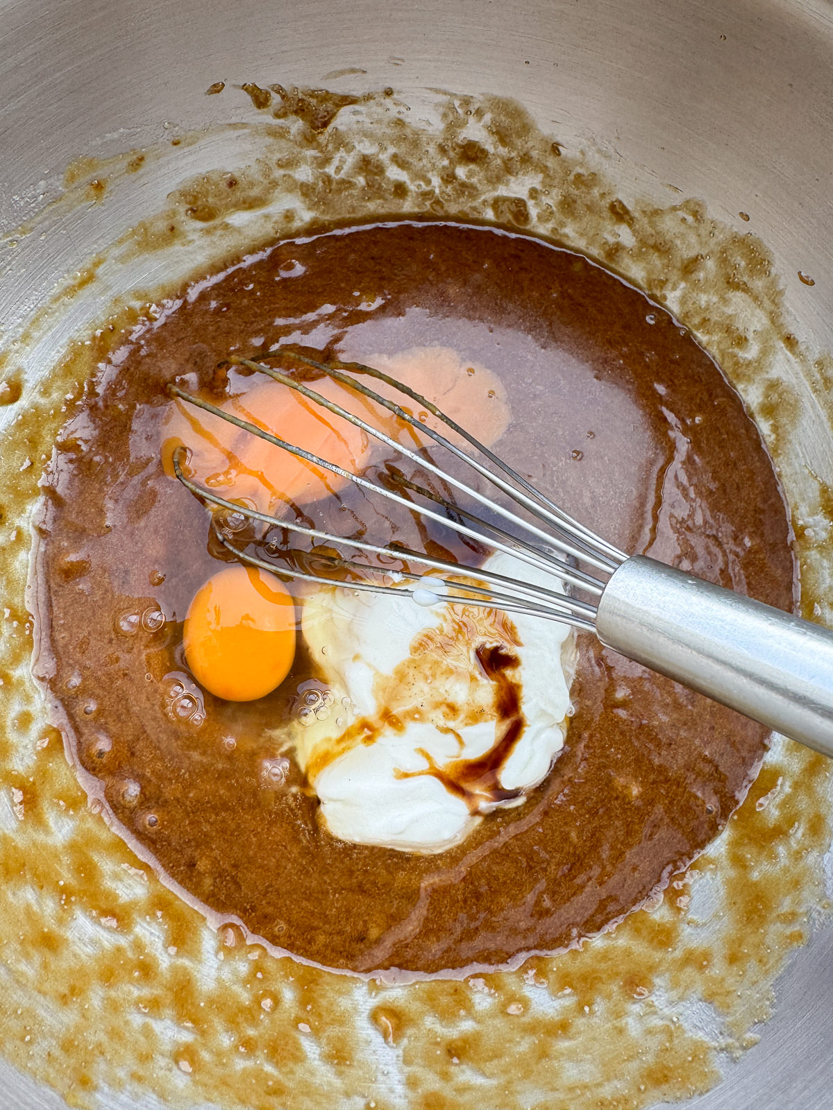 sour cream in banana bread batter