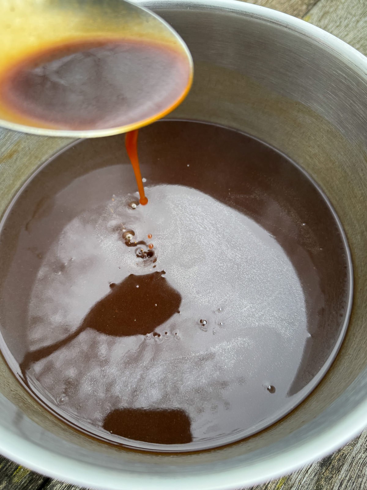 spoonful of Guinness gravy