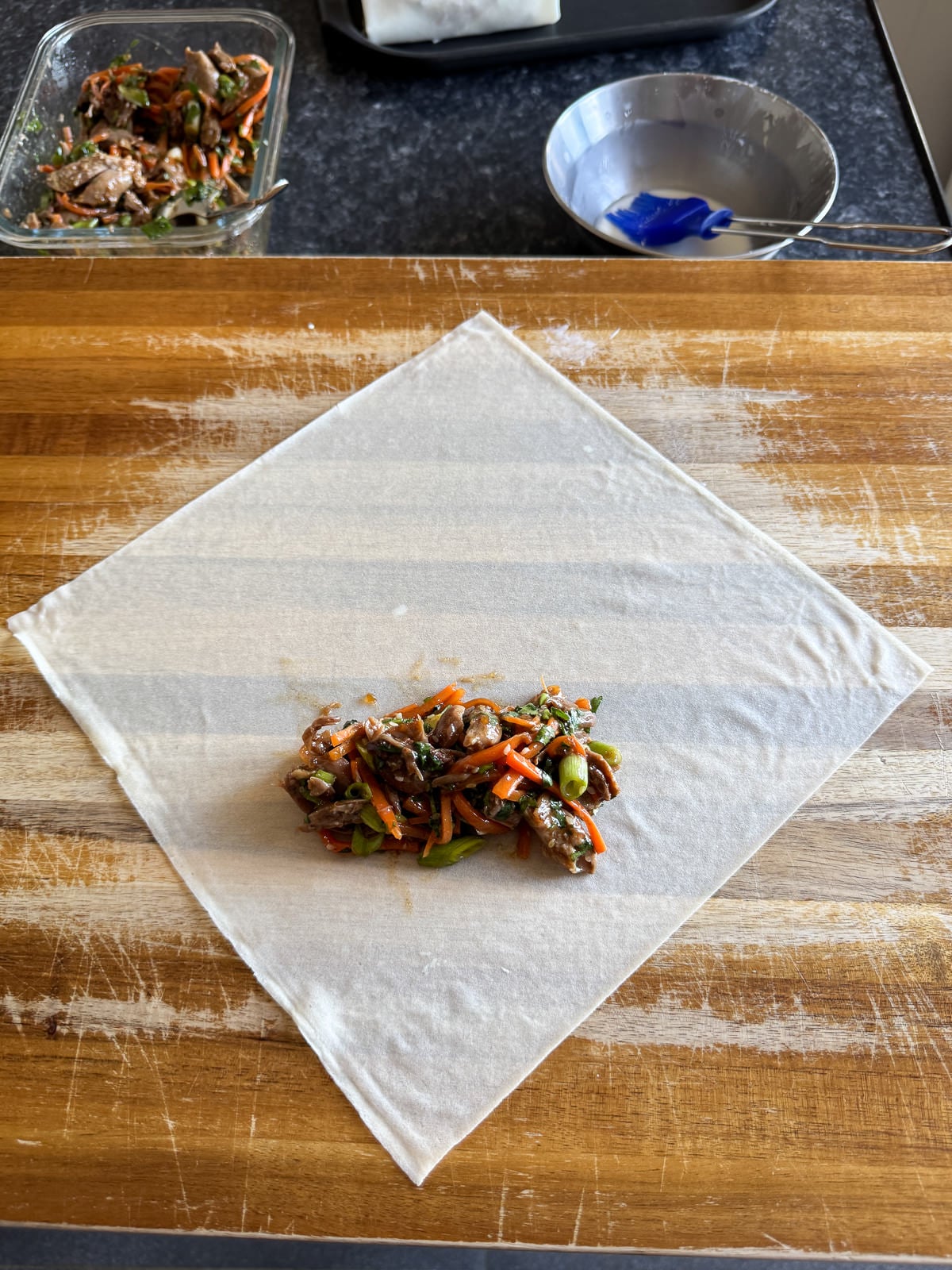 spring roll assembly part 1