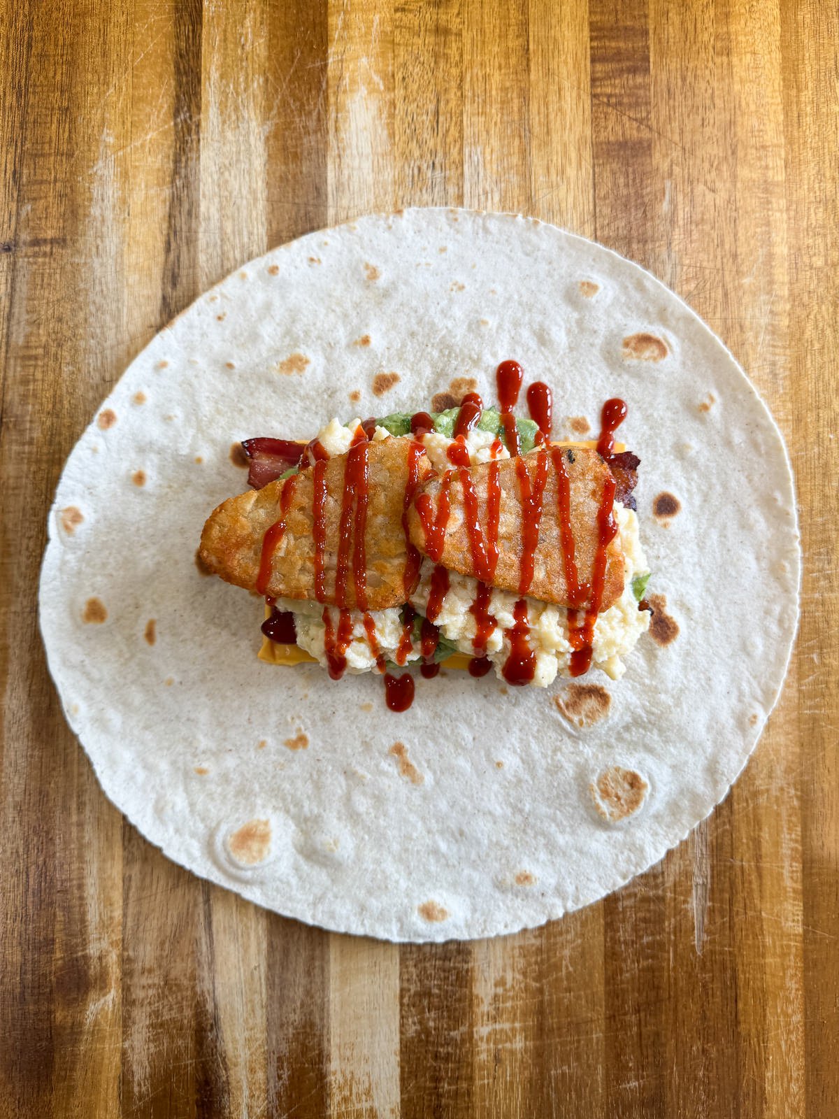 sriracha drizzle
