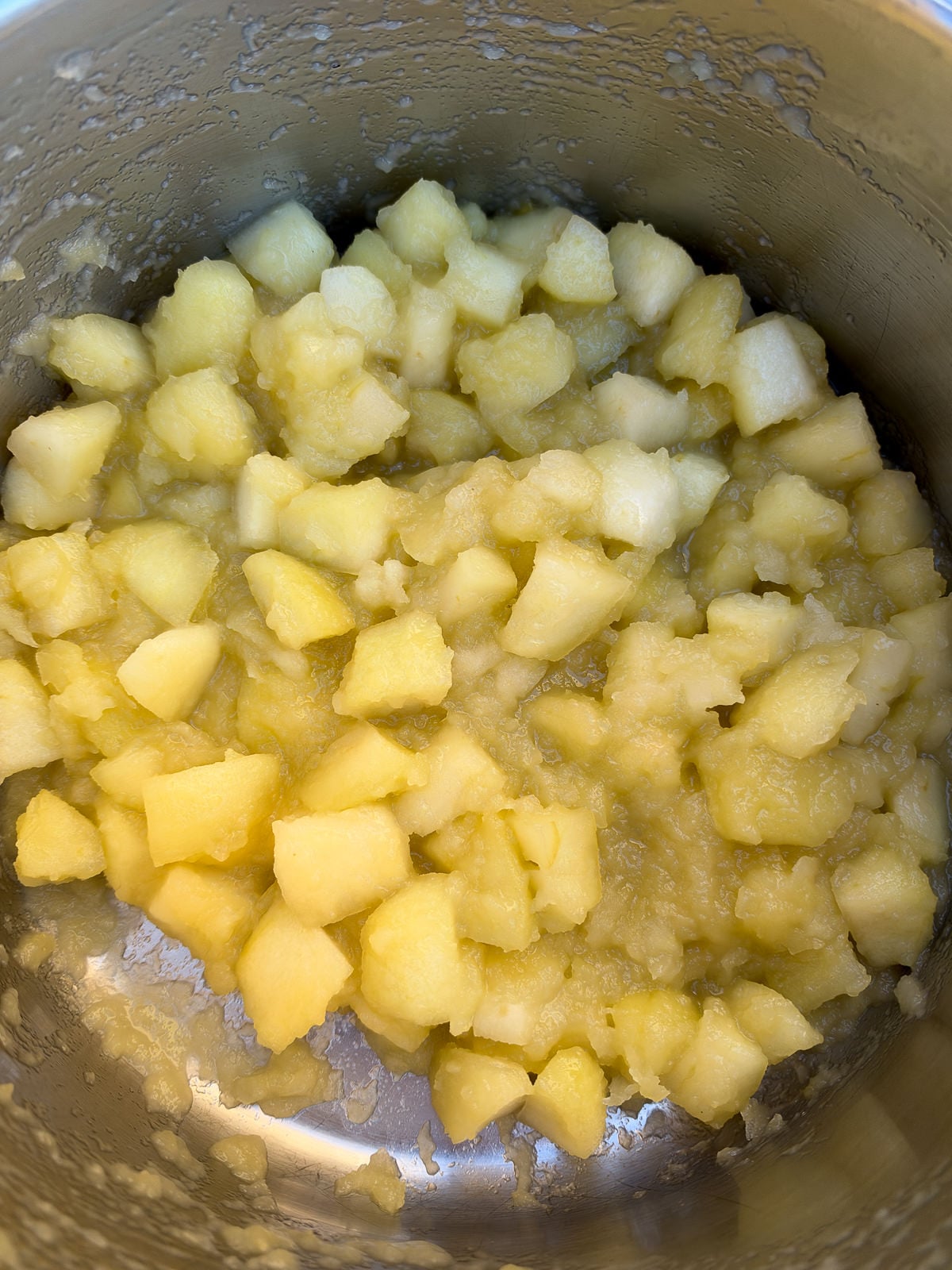 stewed Granny Smith apples