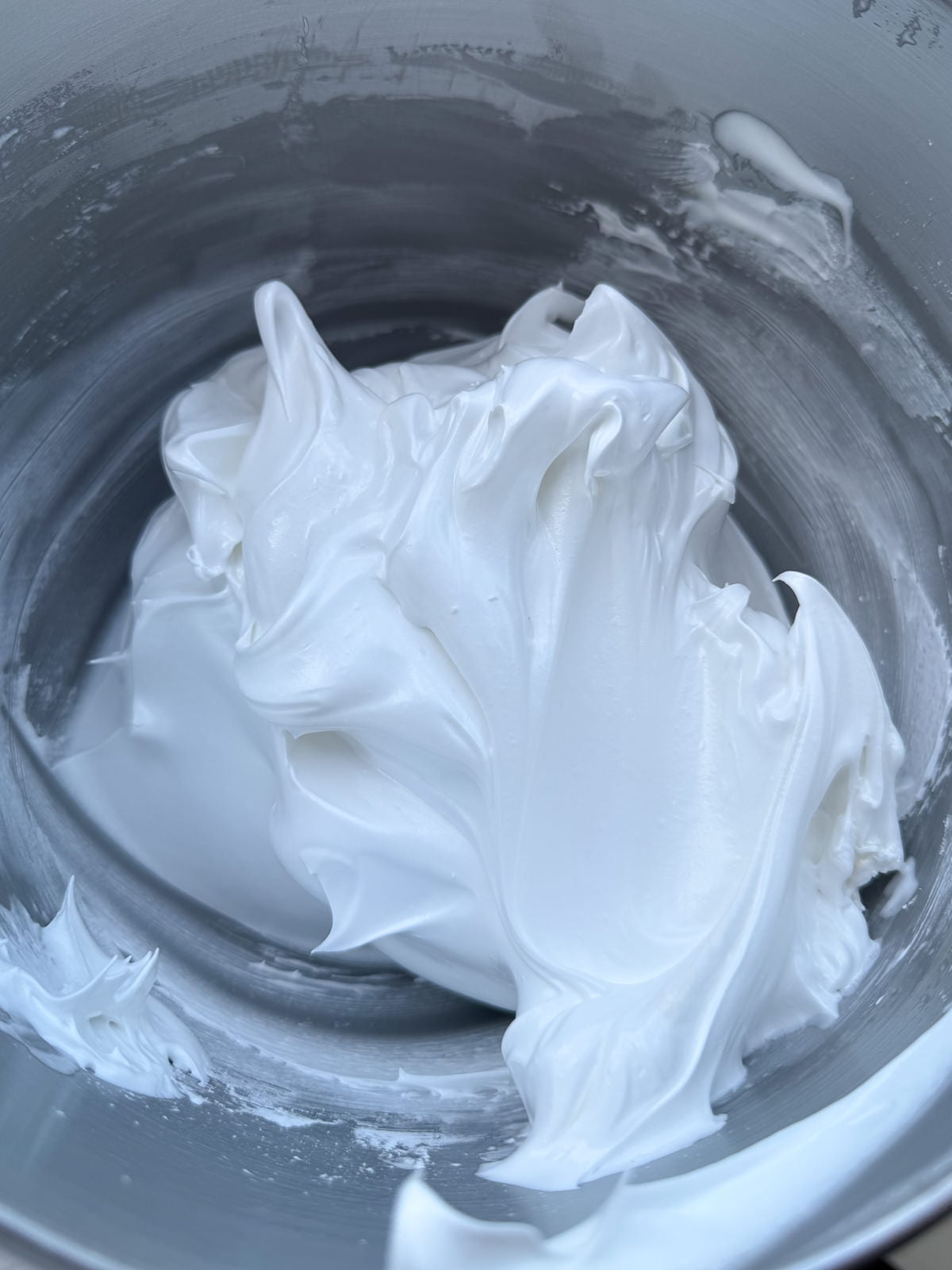 stiff peak meringue