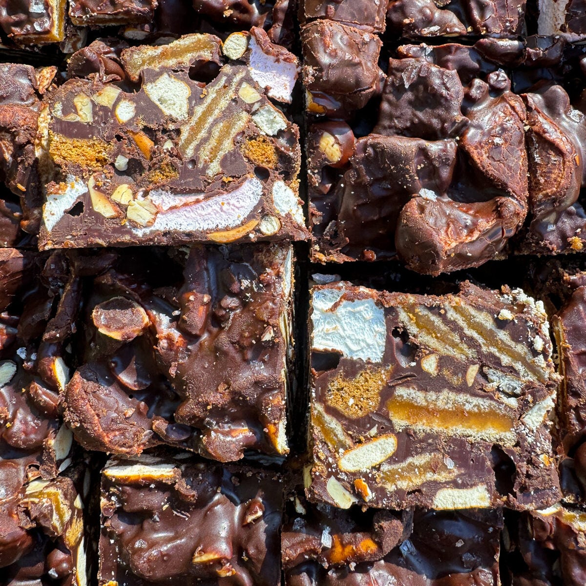 stroopwafel Biscoff rocky road