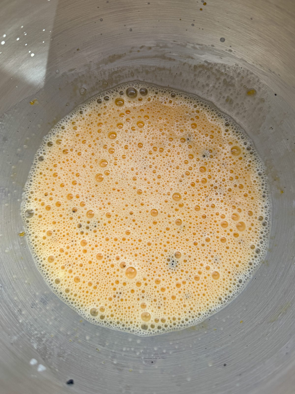 tempered egg yolks