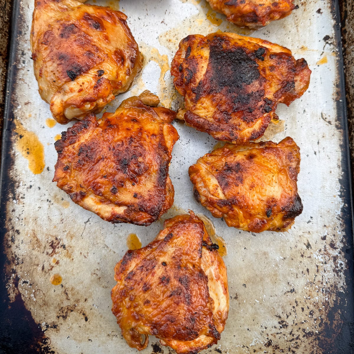 Tex Mex chicken thighs roasted