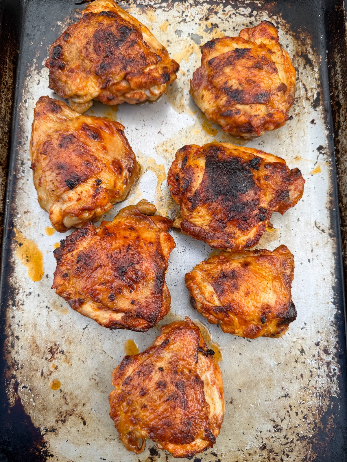Tex Mex chicken thighs with crispy skin