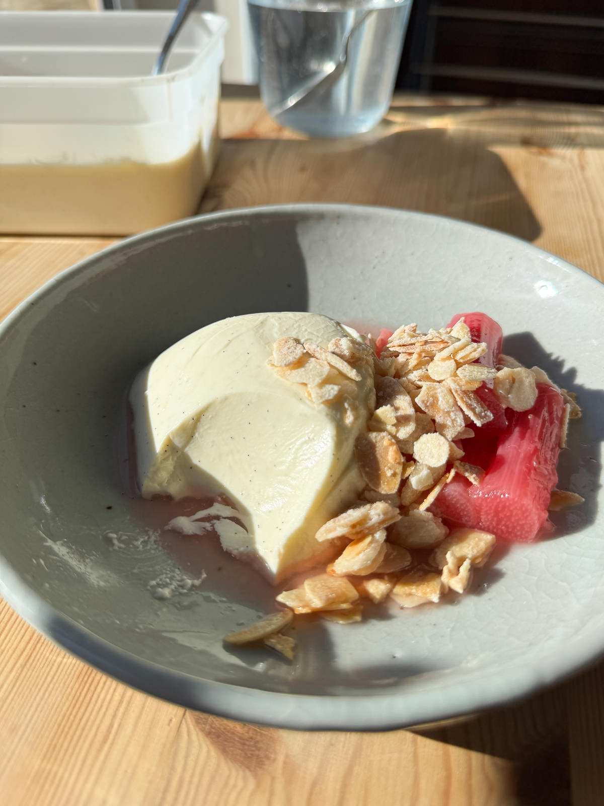 texture of scooped panna cotta perfect wobble